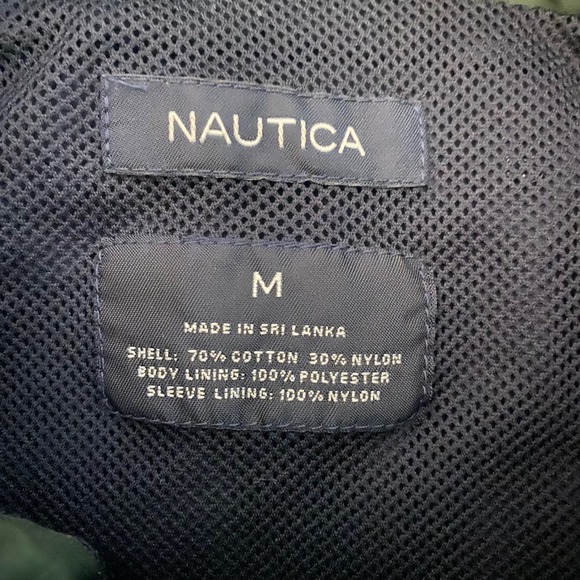 Nautica Mens Navy Blue Lightweight Jacket Size Medium Full Zip - Picture 2 of 11